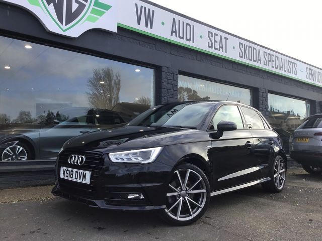 2018 (18) Audi A1 1.4 TFSI Black Edition Sportback 5dr Petrol S Tronic Euro 6 (s/s) (Nav) (125 ps)